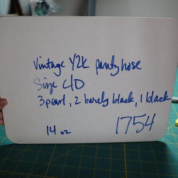 Silky Sheer Panty Hose Bundle Womens C/D Vintage Y2K Classic Romantic Coquette - Picture 8 of 9